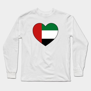 Heart - United Arab Emirates Long Sleeve T-Shirt